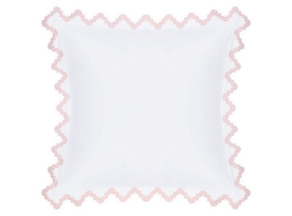 Aziza Standard Sham Bedding Style Matouk Pink 