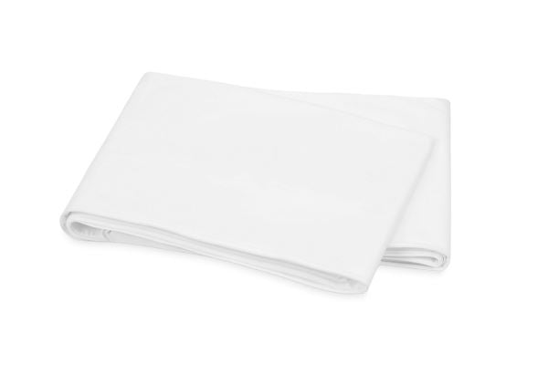 Bryant Full/Queen Flat Sheet Bedding Style Matouk White 