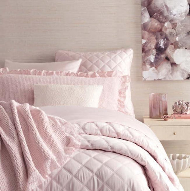 Pine Cone Hill Silken Solid Quilted Coverlet Bedside Manor