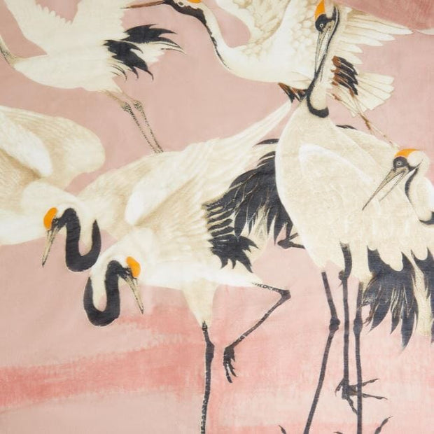Pink Heron Lounge Pant with Drawstring Closure Twos Company 