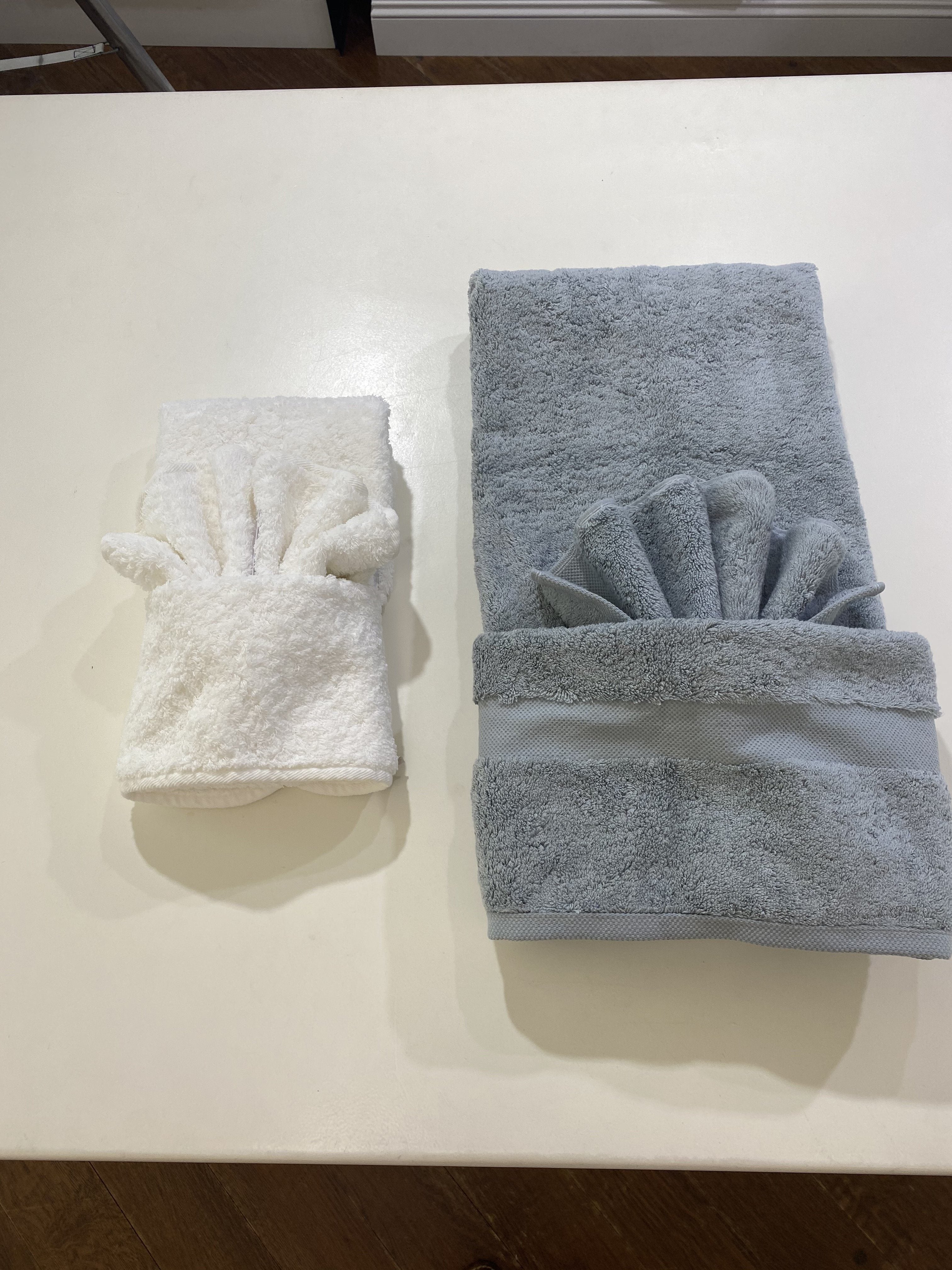Towel Folding - Unique Hand Towel Fold 