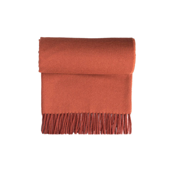 100% Baby Alpaca Throw - Crimson Shupaca Alpaca 