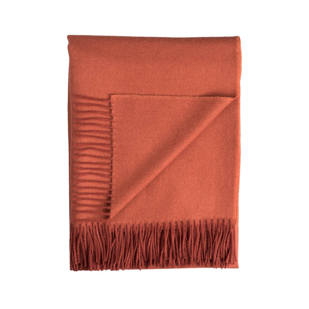 100% Baby Alpaca Throw - Crimson Shupaca Alpaca 