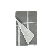 523 - Double Face Windowpane blanket with Stitched Edge Blanket Apparel Solutions/A Soft Idea 