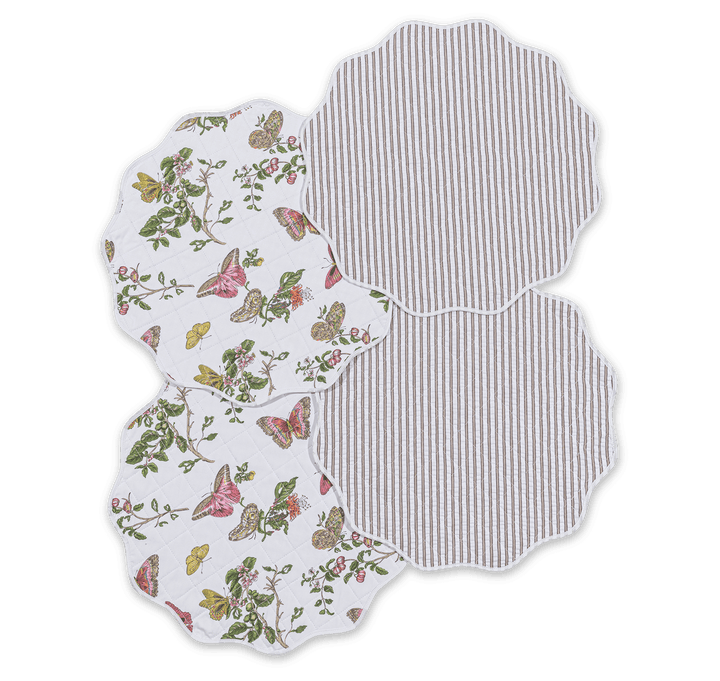 Reversible Quilted Placemat- Set of 4