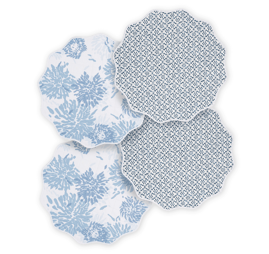 Reversible Quilted Placemat- Set of 4