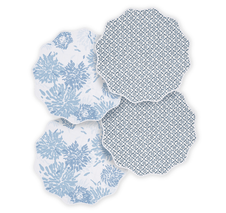 Reversible Quilted Placemat- Set of 4