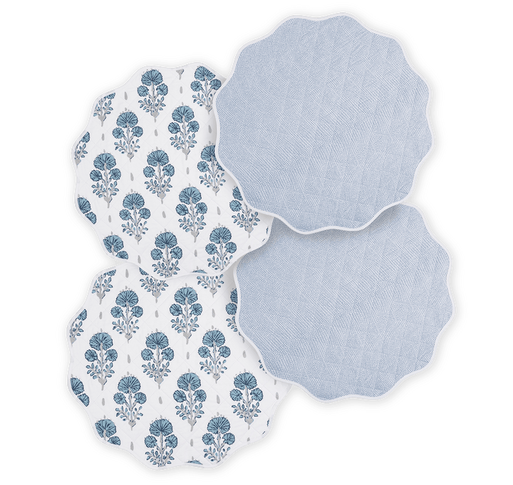 Reversible Quilted Placemat- Set of 4