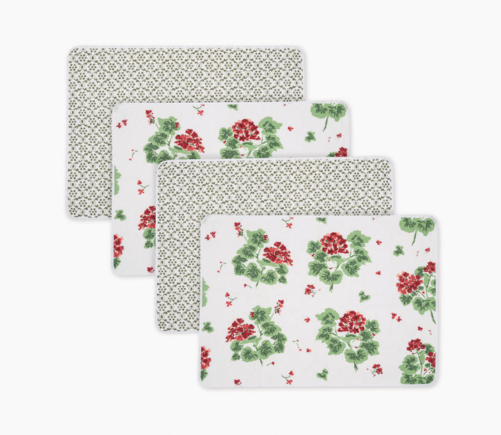 Reversible Quilted Placemat- Set of 4