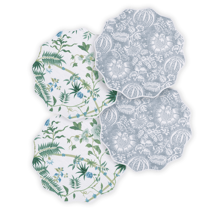 Reversible Quilted Placemat- Set of 4