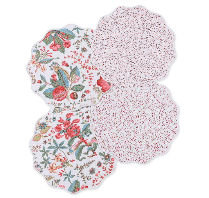 Reversible Quilted Placemat- Set of 4