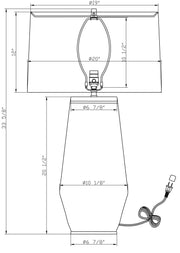 Alden Table Lamp Lighting Flow Decor 