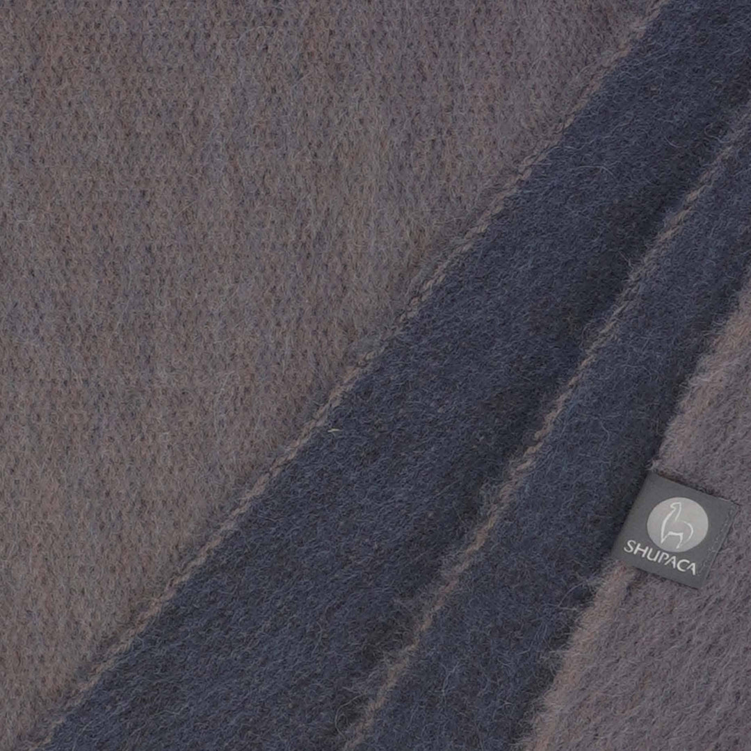 Alpaca Double Sided Throw - Toffee Breeze Shupaca Alpaca 
