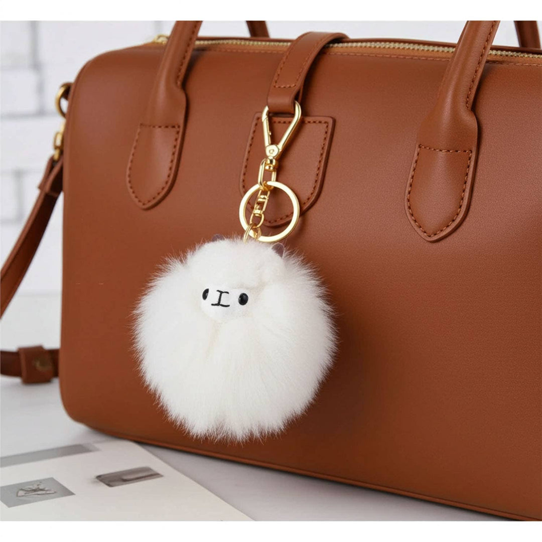Alpaca Keychains | White Shupaca Alpaca 
