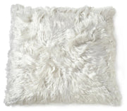 Alpaca Suri Cushion 20x20 Fibre Ivory 