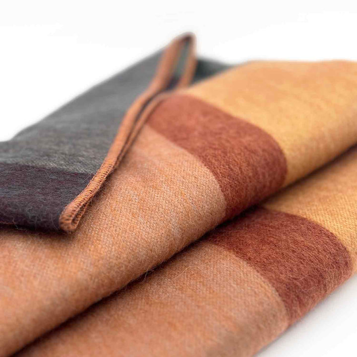 Alpaca Throw Blanket - Mojave Shupaca Alpaca 