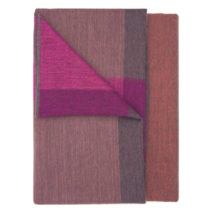 Alpaca Throw Blanket - Sunset Shupaca Alpaca 