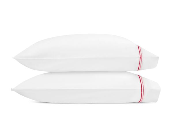 Amara Triple Pearl Pillowcase- Pair Bedding - Duvet Covers Matouk Paradise Standard 