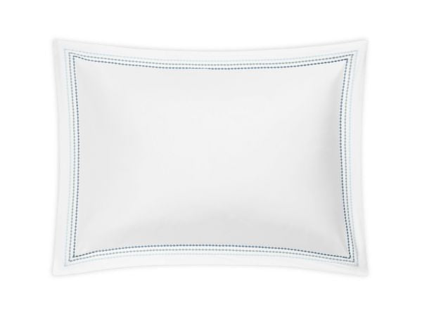 Amara Triple Pearl Sham Bedding - Duvet Covers Matouk Hazy Pool Boudoir 