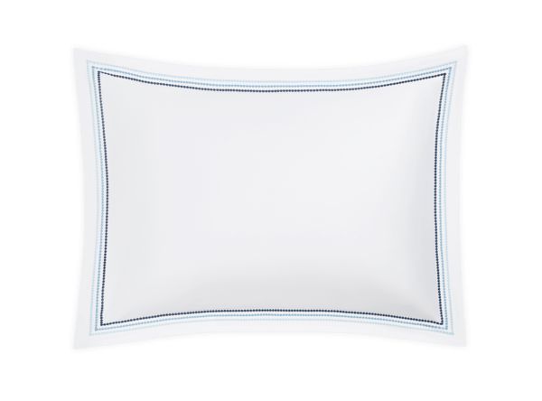 Amara Triple Pearl Sham Bedding - Duvet Covers Matouk Sailor Blue Boudoir 