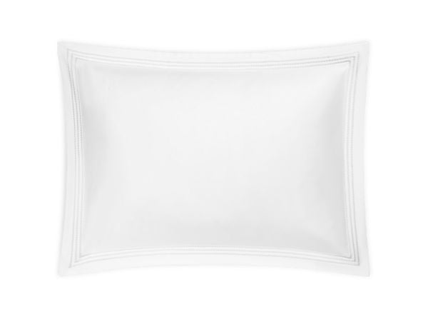 Amara Triple Pearl Sham Bedding - Duvet Covers Matouk White Boudoir 