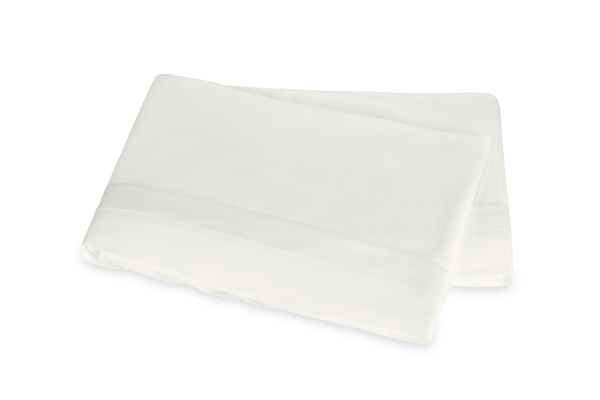 Ambrose King Flat Bedding - Duvet Covers Matouk Bone/Bone 