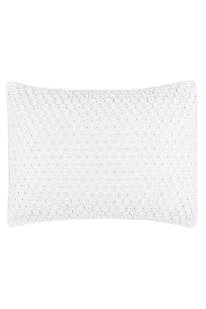 Angele King Sham Bedding Style Bovi White 
