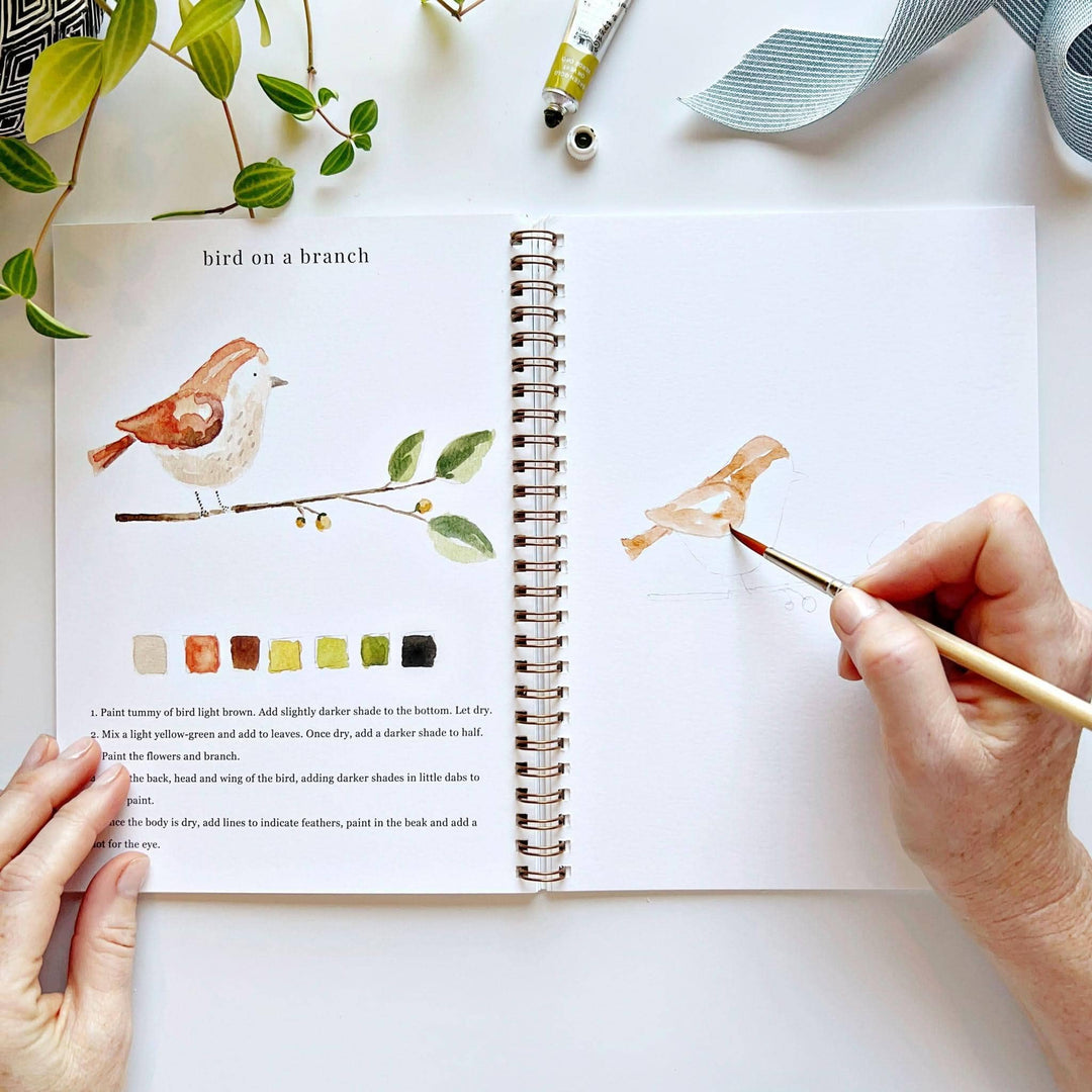 Animals watercolor workbook emily lex studio 