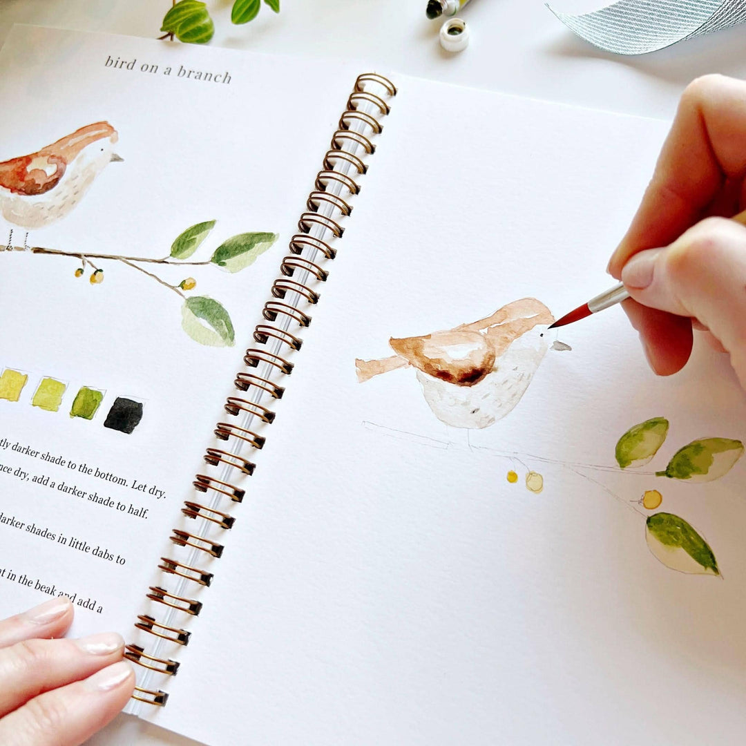 Animals watercolor workbook emily lex studio 