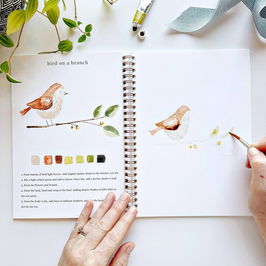 Animals watercolor workbook emily lex studio 