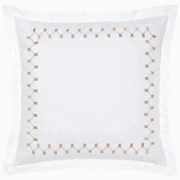 Anketi Border Organic Shams Bedding Style John Robshaw Natural Standard 