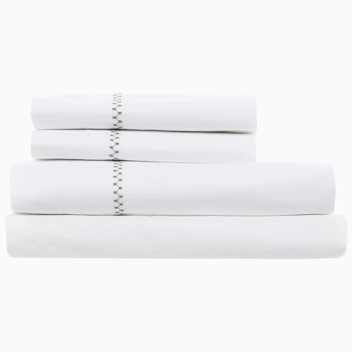 Anketi Organic Sheet Set Bedding Style John Robshaw Sage Twin/Twin XL 