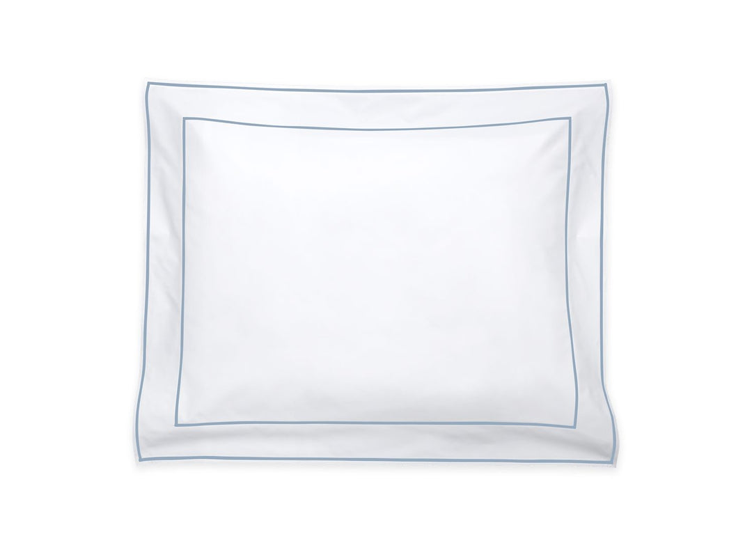 Ansonia Sham Bedding Style Matouk Hazy Blue (Custom) Boudoir 