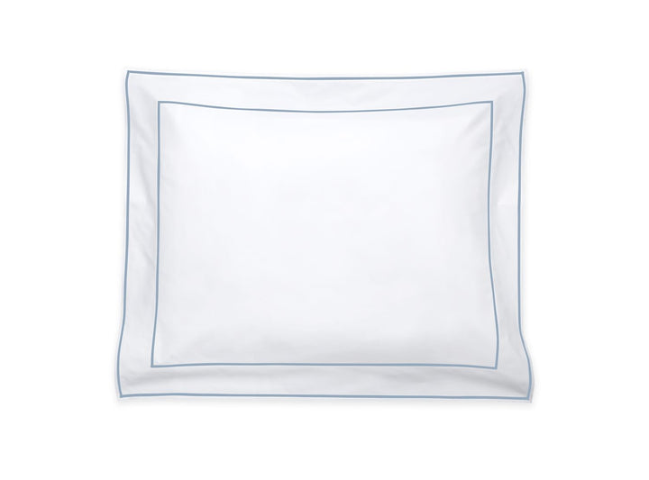 Ansonia Sham Bedding Style Matouk Hazy Blue (Custom) Boudoir 