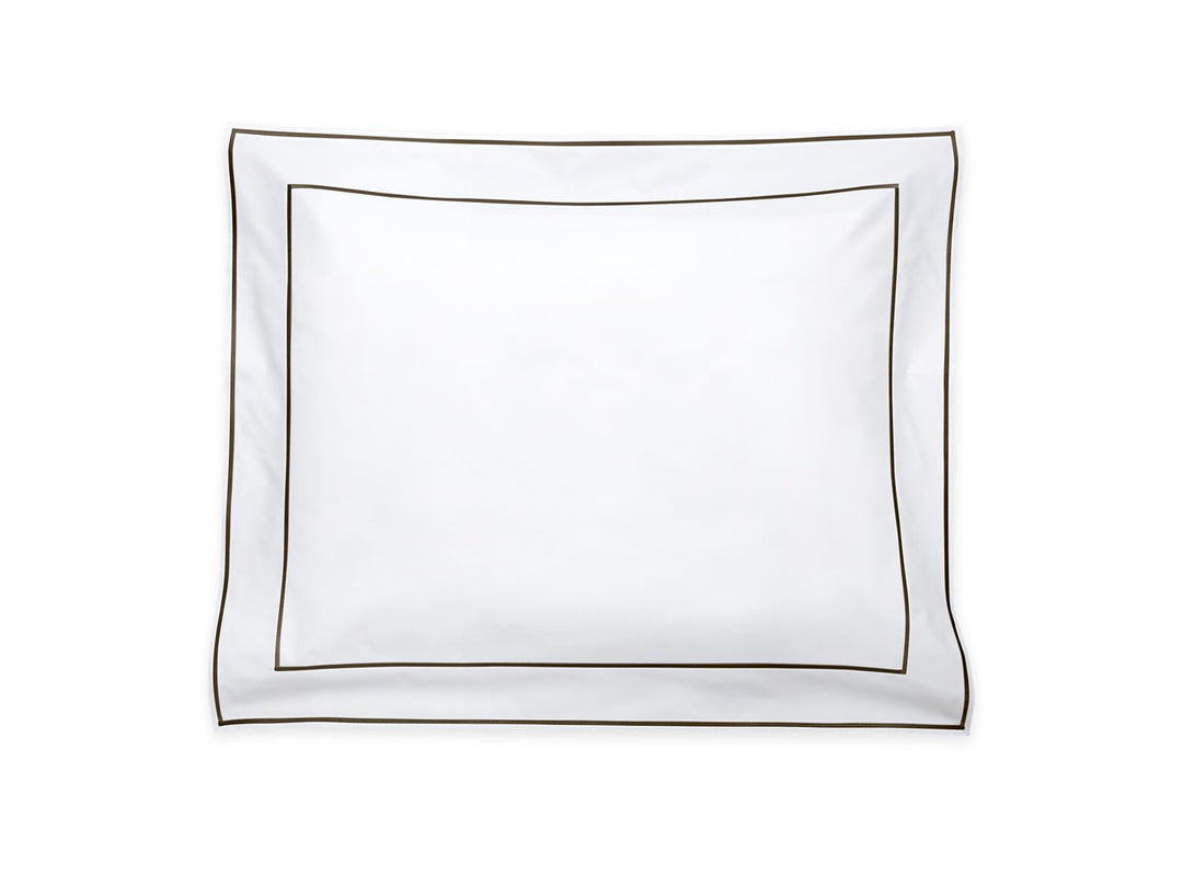 Ansonia Sham Bedding Style Matouk Mocha Boudoir 