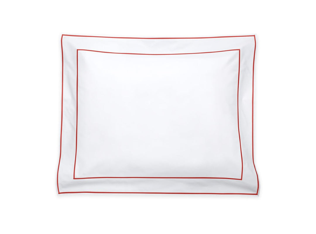 Ansonia Sham Bedding Style Matouk Red Boudoir 