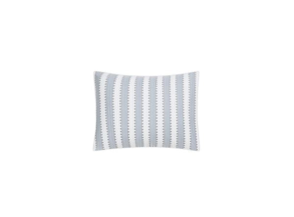 Apollo Stripe Boudoir Sham Bedding Matouk Dove 