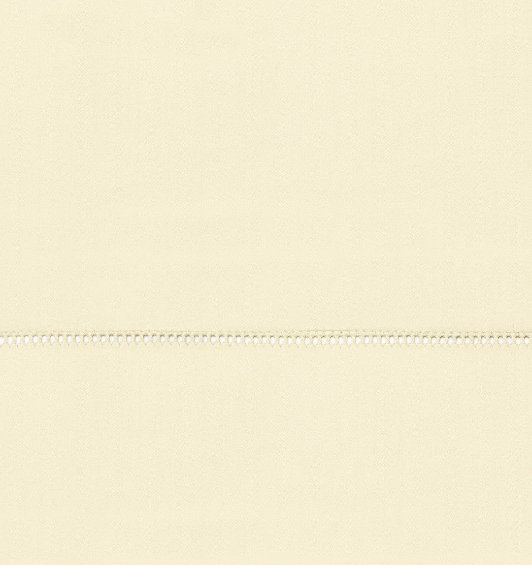 Ariel Fitted Sheet Bedding Style Sferra Parchment Full 