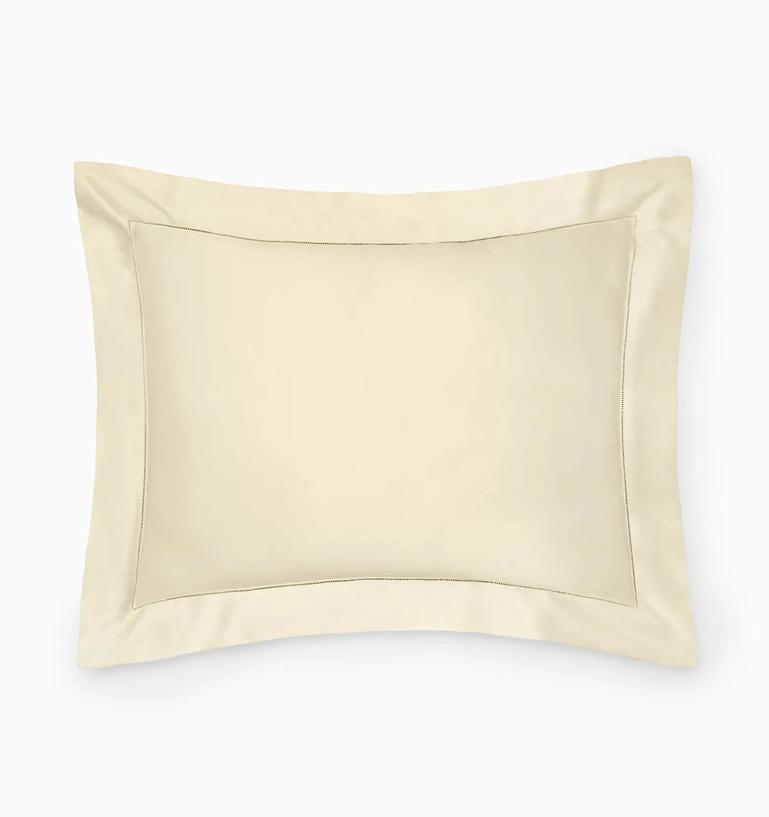 Ariel Sham Bedding Style Sferra Parchment Standard 