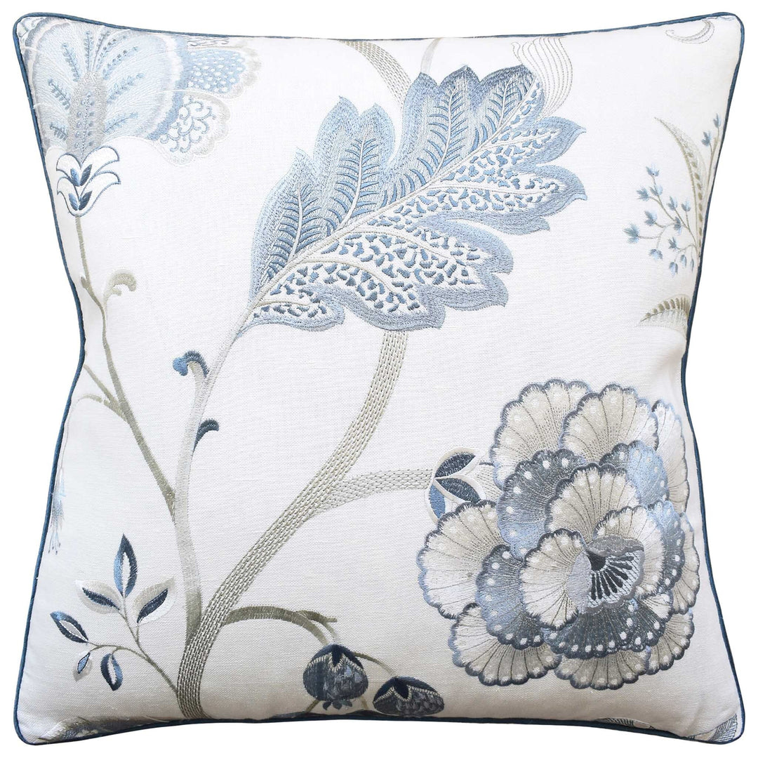 Aston Embroidery Pillow Decorative Pillow Ryan Studio 22x22 