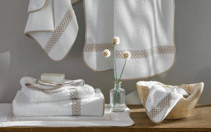 Astor Braid Towel Bath Linens Matouk 