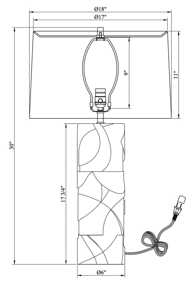 Atlas Table Lamp Lighting Flow Decor 