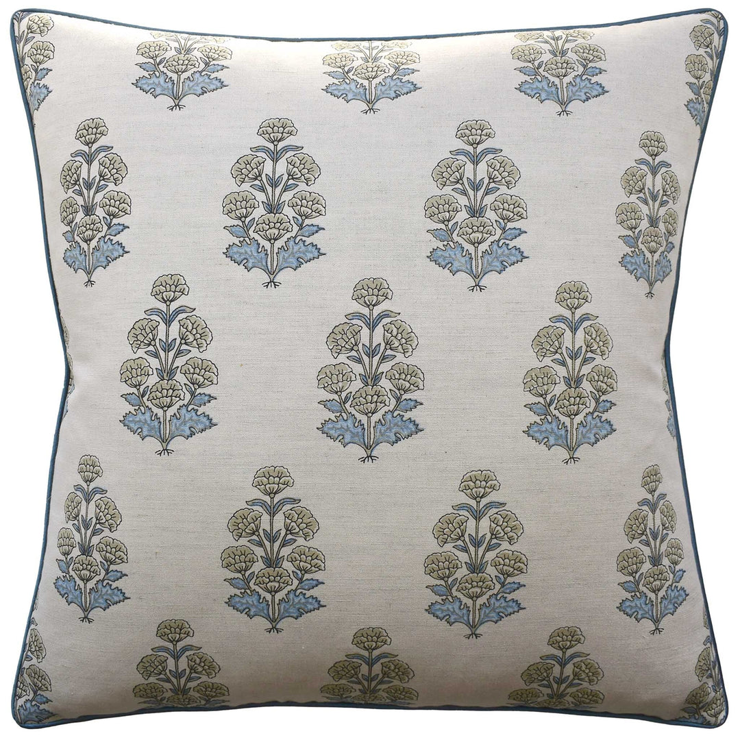Audrey Pillow Decorative Pillow Ryan Studio 22x22 Spa Blue 