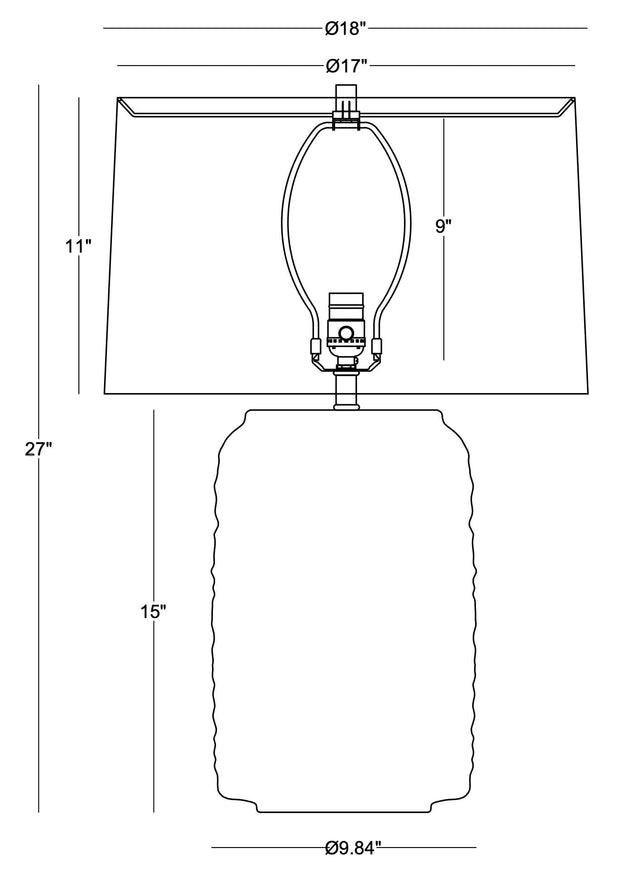 Avalon Table Lamp Lighting Flow Decor 