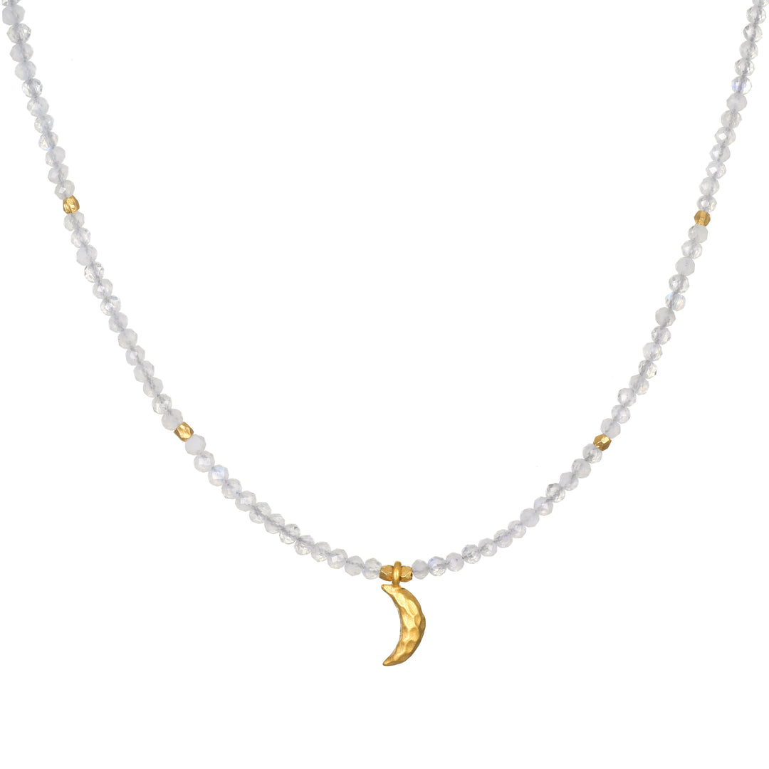 Awaken Intuition Moonstone Necklace Satya Jewelry 