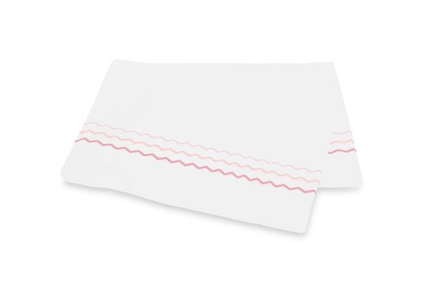 Axel Flat Sheet Bedding Style Matouk Pink Twin 