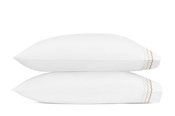 Axel Pillowcases-Pair Bedding Style Matouk Dune Standard 