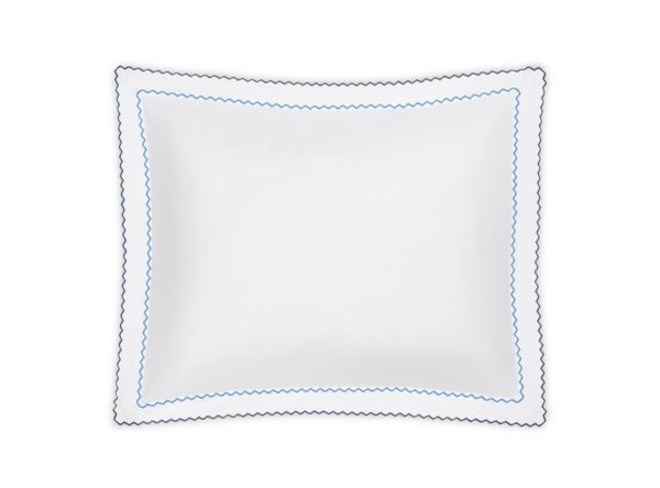 Axel Sham Bedding Style Matouk Azure Boudoir 