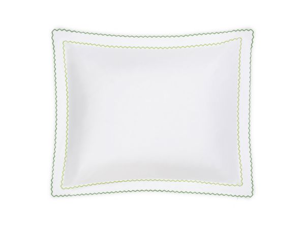 Axel Sham Bedding Style Matouk Spring Green Boudoir 