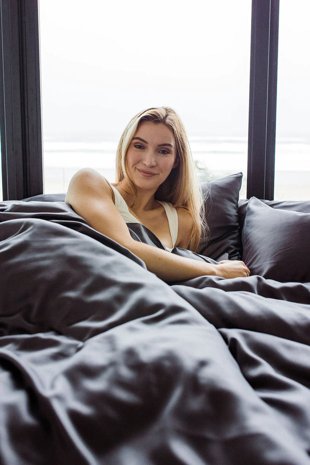 Bamboo Luxe Sateen Cal King Sheet Set Bedside Manor